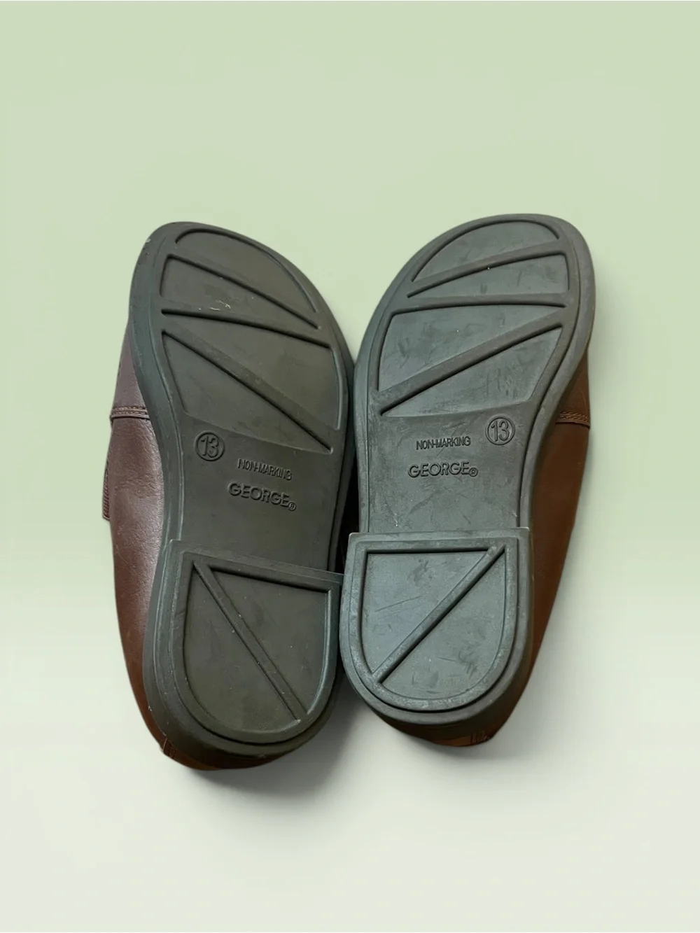 Brown Slip-On boys Leather Loafers